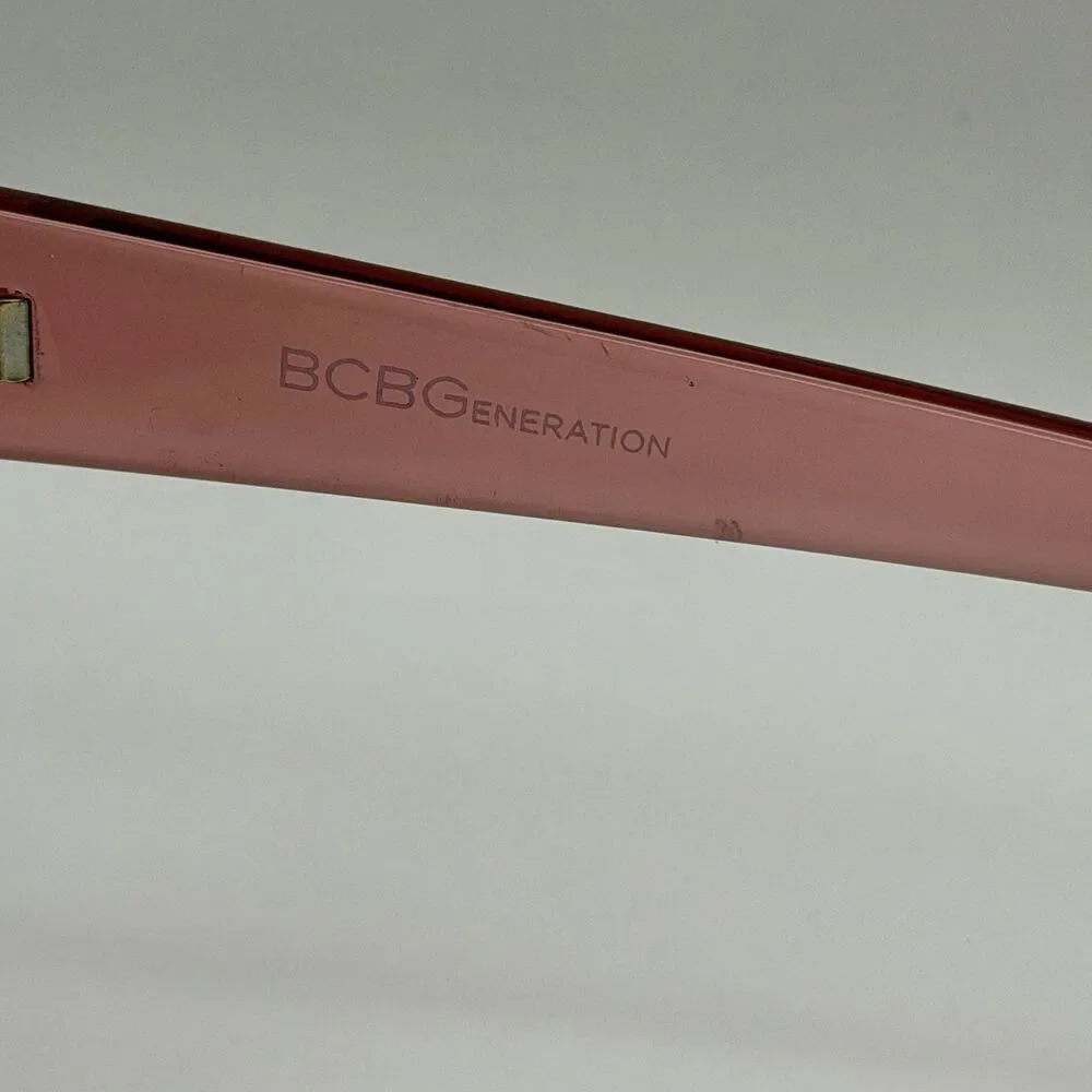 BCBGeneration BG1049 Women’s Cat Eye Sunglasses Pink Frame Gray Tinted UV